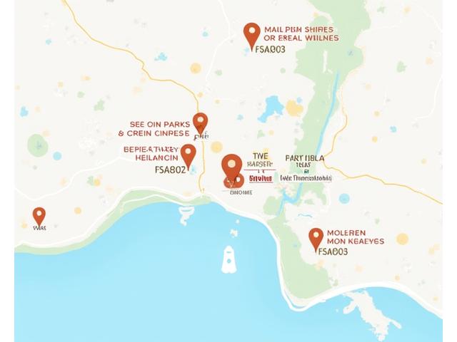 Στατικός χάρτης της Θεσσαλονίκης με ενδείξεις για σημεία wellness, όπως γυμναστήρια, πάρκα και υγιεινά εστιατόρια.
